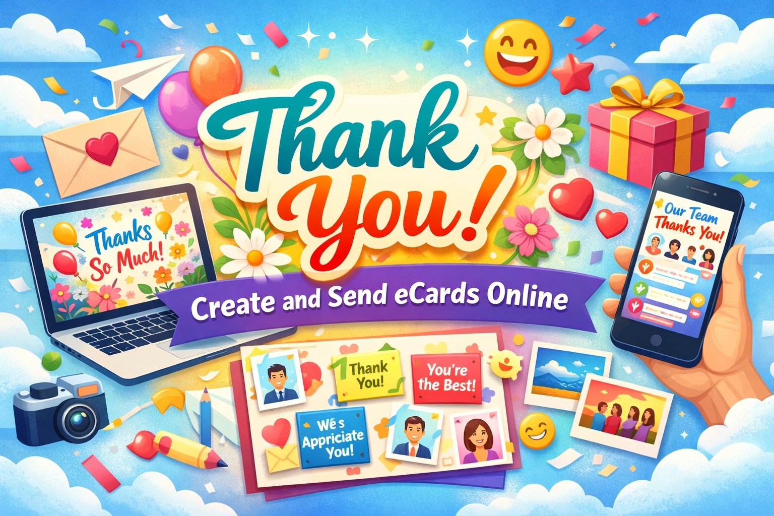 Thank You eCard Free – The Perfect Way to Create Thank You Card Online