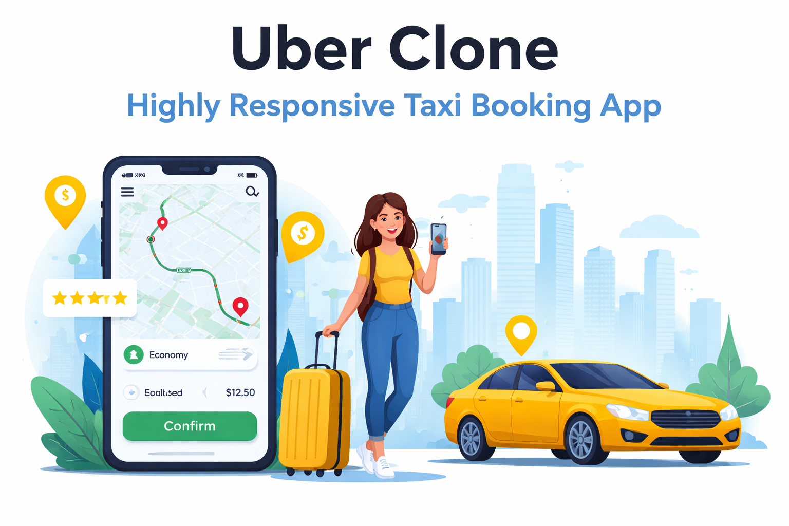 Affordable Uber Clone Script to Disrupt the Taxi Industry | Team For Sure